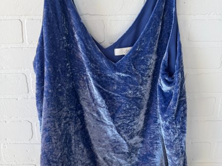 Top Sleeveless By Loft In Blue, Size: Xl Online Sale