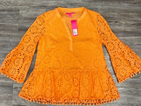 Top Long Sleeve By Lilly Pulitzer In Orange, Size: S Supply