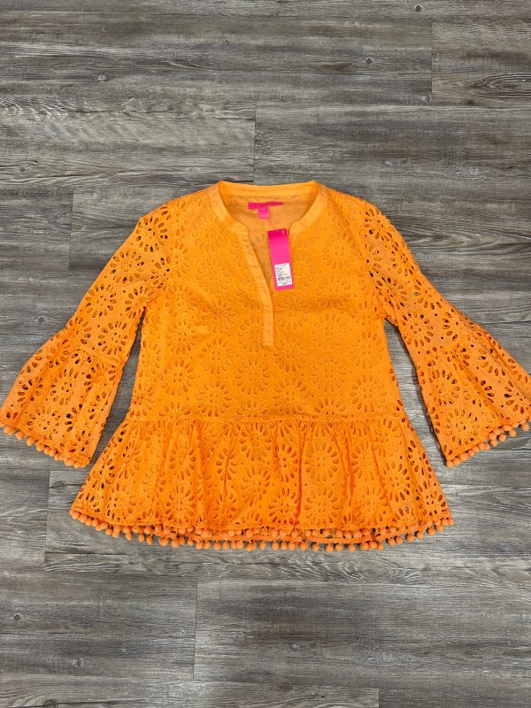 Top Long Sleeve By Lilly Pulitzer In Orange, Size: S Supply