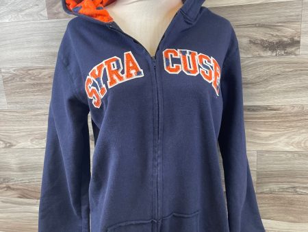 Athletic Sweatshirt Hoodie By Clothes Mentor In Blue & Orange, Size: Xl For Discount