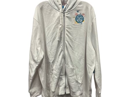 Athletic Jacket By Disney Store In White, Size:3X Fashion