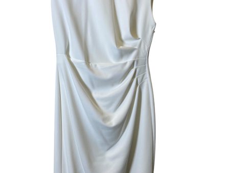 Dress Work By Calvin Klein In White, Size: M Online Hot Sale