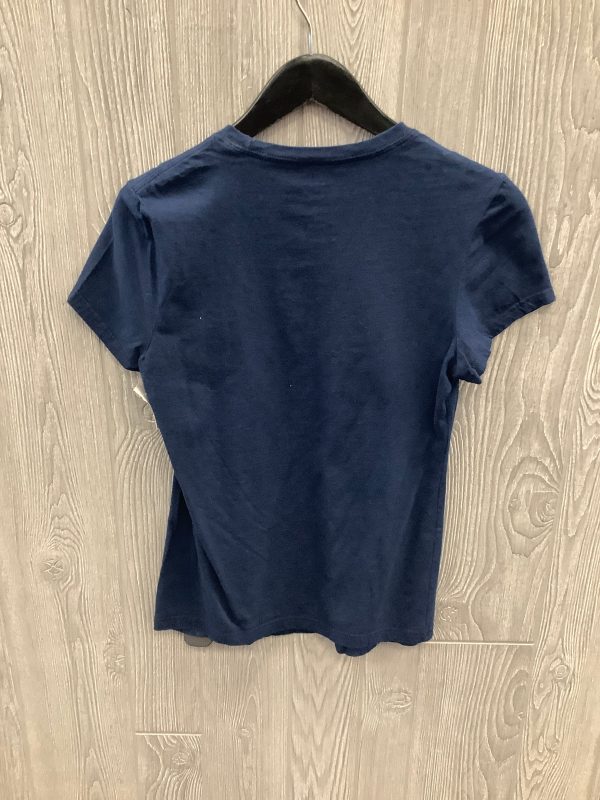 Athletic Top Short Sleeve By Adidas In Navy, Size: S Supply