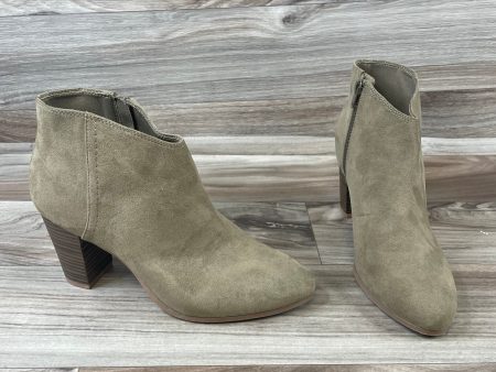 Boots Ankle Heels By Old Navy In Green, Size: 8 For Sale