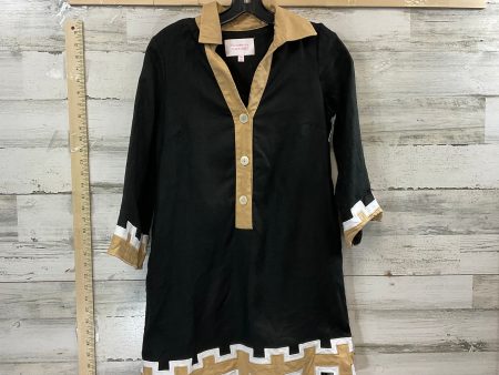 Black & Tan Dress Casual Short Tuckernuck, Size Xxs For Discount