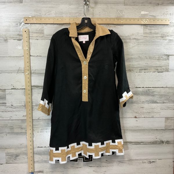 Black & Tan Dress Casual Short Tuckernuck, Size Xxs For Discount