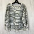 Top Long Sleeve By Cato In Camouflage Print, Size: Xl For Sale