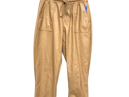 Pants Cropped By Bcbgeneration In Tan, Size:8 Cheap