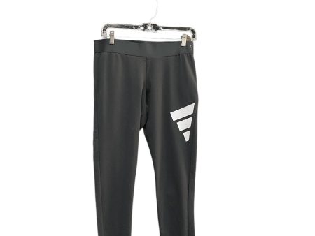 Athletic Leggings By Adidas In Grey, Size: L on Sale