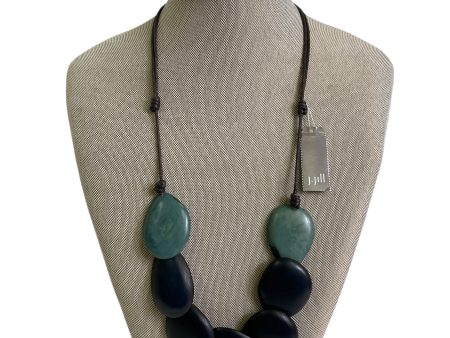 Necklace Statement By J. Jill In Blue Hot on Sale