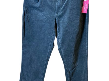 Pants Corduroy By Loft In Blue, Size: 8 For Sale