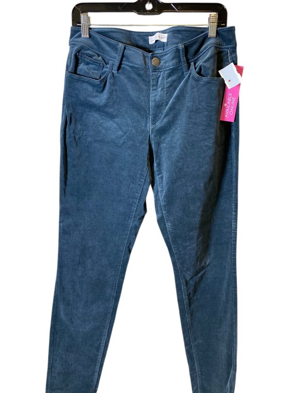 Pants Corduroy By Loft In Blue, Size: 8 For Sale