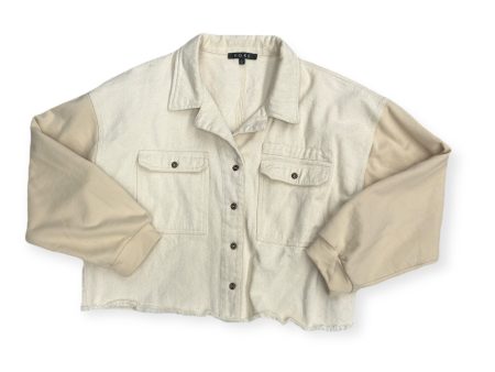 Jacket Denim By Cmc In Cream, Size: L Sale