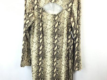 Dress Casual Midi By Clothes Mentor In Animal Print, Size: 1x Hot on Sale