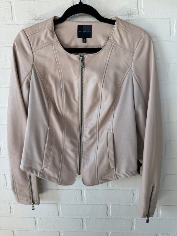 Jacket Moto By Limited In Pink, Size: Xs For Cheap