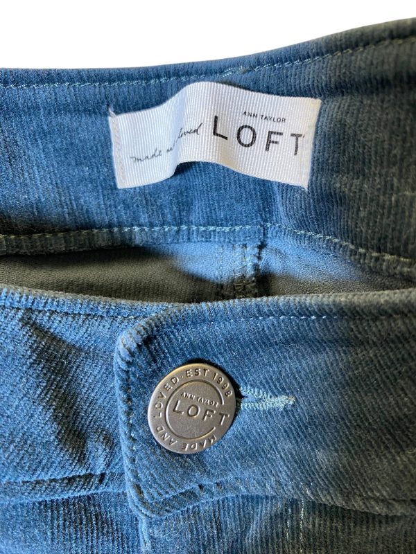 Pants Corduroy By Loft In Blue, Size: 8 For Sale