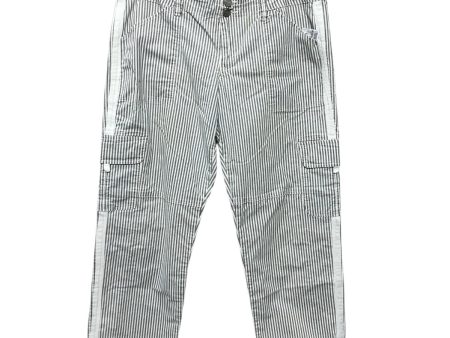 Pants Cropped By Anthropologie In Grey & White, Size: 8p For Discount