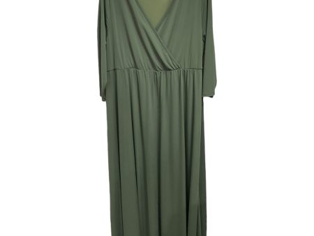 Dress Casual Maxi By Pink Blush In Green, Size: 3x Online now