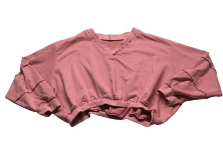 Sweatshirt Crewneck By Clothes Mentor In Pink, Size: L For Cheap