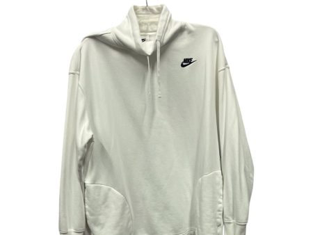 Sweatshirt Collar By Nike Apparel In White, Size:M Cheap