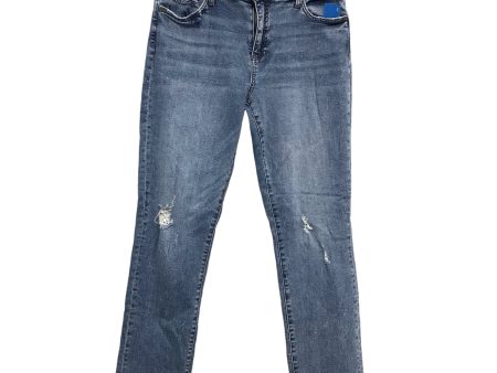 Jeans Boyfriend By Loft In Blue Denim, Size:12 Discount