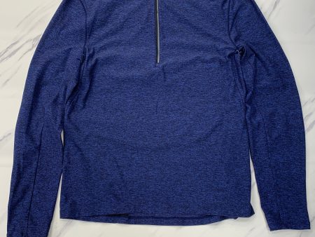 Athletic Sweatshirt Collar By Lululemon In Blue, Size: M Sale