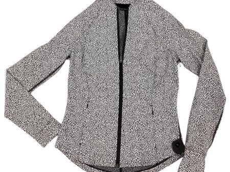 Athletic Jacket By Athleta In Black & White, Size: M For Cheap