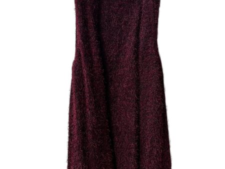 Vest Sweater By Catherines In Purple, Size: 3x Hot on Sale