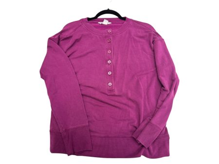 Athletic Sweatshirt Crewneck By Athleta In Purple, Size: S For Cheap