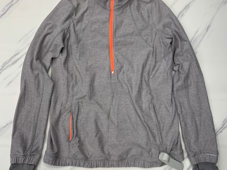 Athletic Sweatshirt Collar By Lululemon In Grey, Size: 8 Online now