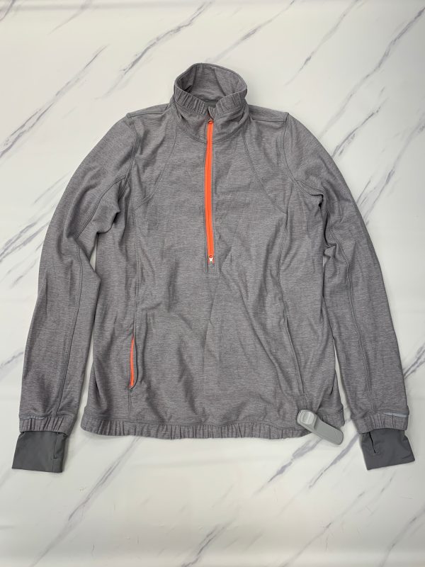 Athletic Sweatshirt Collar By Lululemon In Grey, Size: 8 Online now