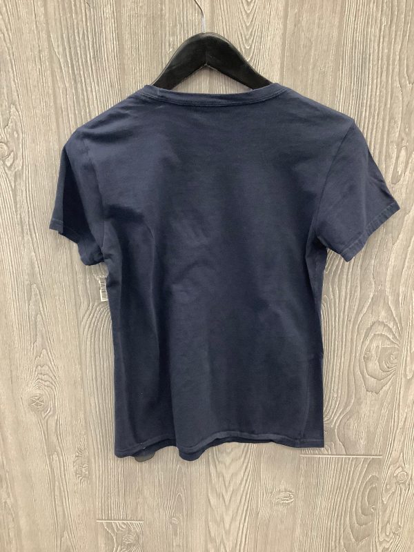 Athletic Top Short Sleeve By Adidas In Navy, Size: S Fashion