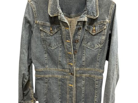 Jacket Denim By Axcess In Blue Denim, Size: M Hot on Sale