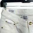 Jeans Designer By Escada Sport In Cream Denim, Size M For Sale