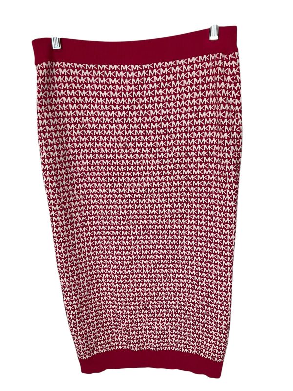 Skirt Midi By Michael By Michael Kors In Pink, Size: M Online now