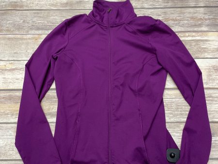 Athletic Jacket By Champion In Purple, Size: Xs Sale