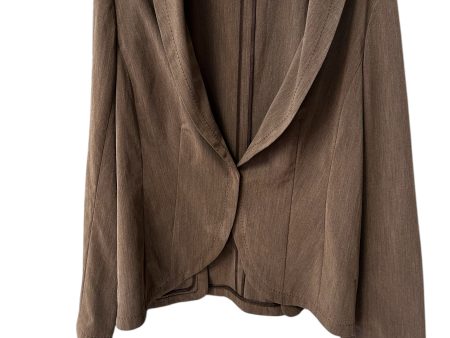 Blazer By Apostrophe In Brown, Size: 12 Hot on Sale