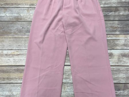 Pants Wide Leg By Cme In Pink, Size: 14 For Cheap