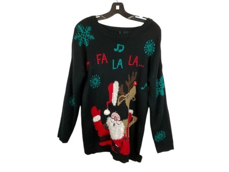 Sweater By New Directions In Black, Size: Xl Online Hot Sale