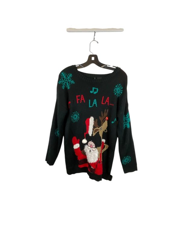 Sweater By New Directions In Black, Size: Xl Online Hot Sale