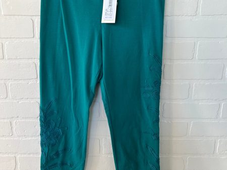 Pants Leggings By Johnny Was In Green, Size: 4 Sale