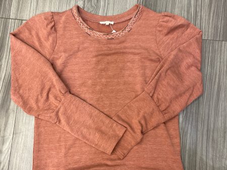 Sweatshirt Crewneck By Mystree In Coral, Size: M Supply