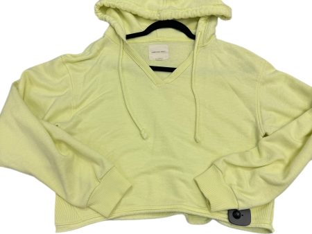 Sweatshirt Hoodie By American Eagle In Yellow, Size: M Hot on Sale