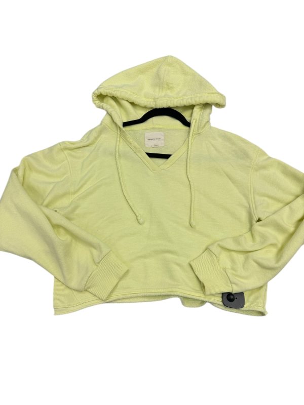 Sweatshirt Hoodie By American Eagle In Yellow, Size: M Hot on Sale