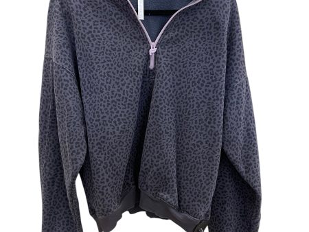 Athletic Sweatshirt Crewneck By Fabletics In Animal Print, Size: Xxl Online