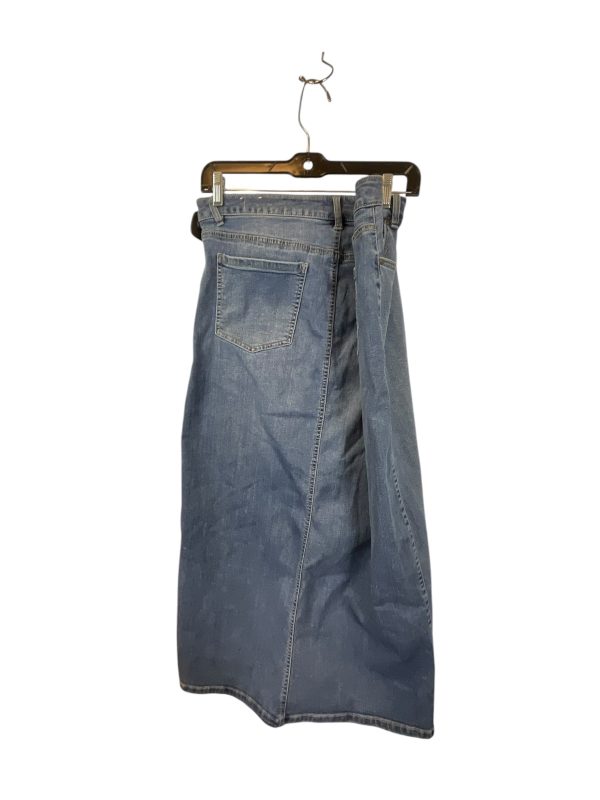 Skirt Maxi By Rachel Zoe In Blue Denim, Size: 14 For Discount