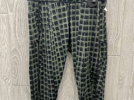 Athletic Leggings By Calvin Klein In Green, Size: L Supply