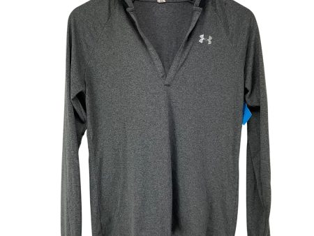 Athletic Sweatshirt Hoodie By Under Armour In Grey, Size: M Online Hot Sale