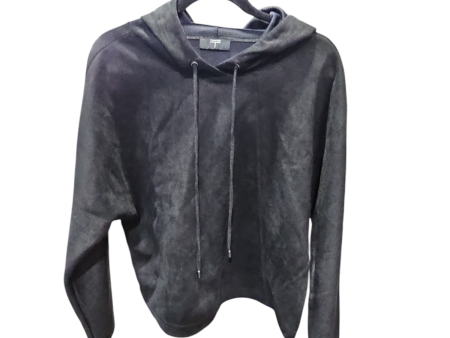 Sweatshirt Hoodie By Tahari By Arthur Levine In Black, Size: M For Discount