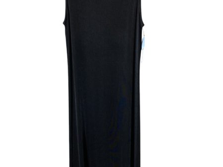 Dress Casual Midi By Chicos In Black, Size: L Fashion